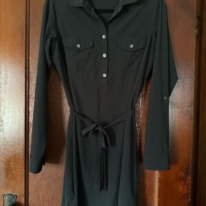 Eddie Bauer Black Long Sleeve Dress